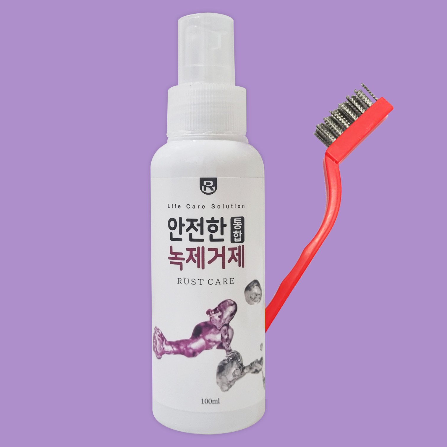 러스티노 녹제거제 100ml 금속 대리석 욕실 자전거 스텐 알루미늄 철 녹제거 녹방지 - 메인 이미지