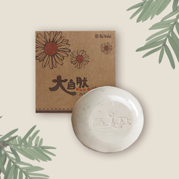 들꽃잠 세안비누 구절초 클렌징 자연 비누 100g, 1개 이미지 6