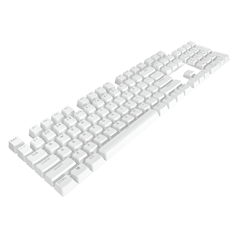 커세어 PBT Double shot PRO 이중사출 한글키캡 화이트 - 상세 이미지 2