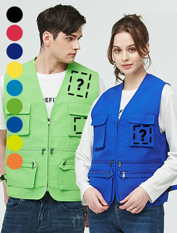 [기본인쇄포함] 조끼 주문 제작 다용도 남녀공용 등산 레저 동호회 DV222