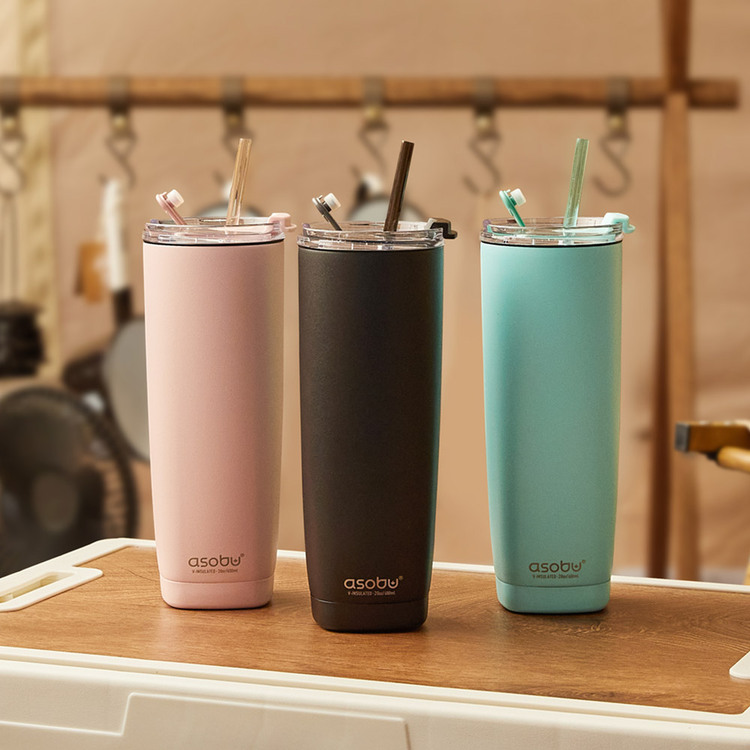 아소부 스테인레스 텀블러 600ML 아쿠아리나 예쁜텀블러/텀블러선물 - 상세 이미지 2