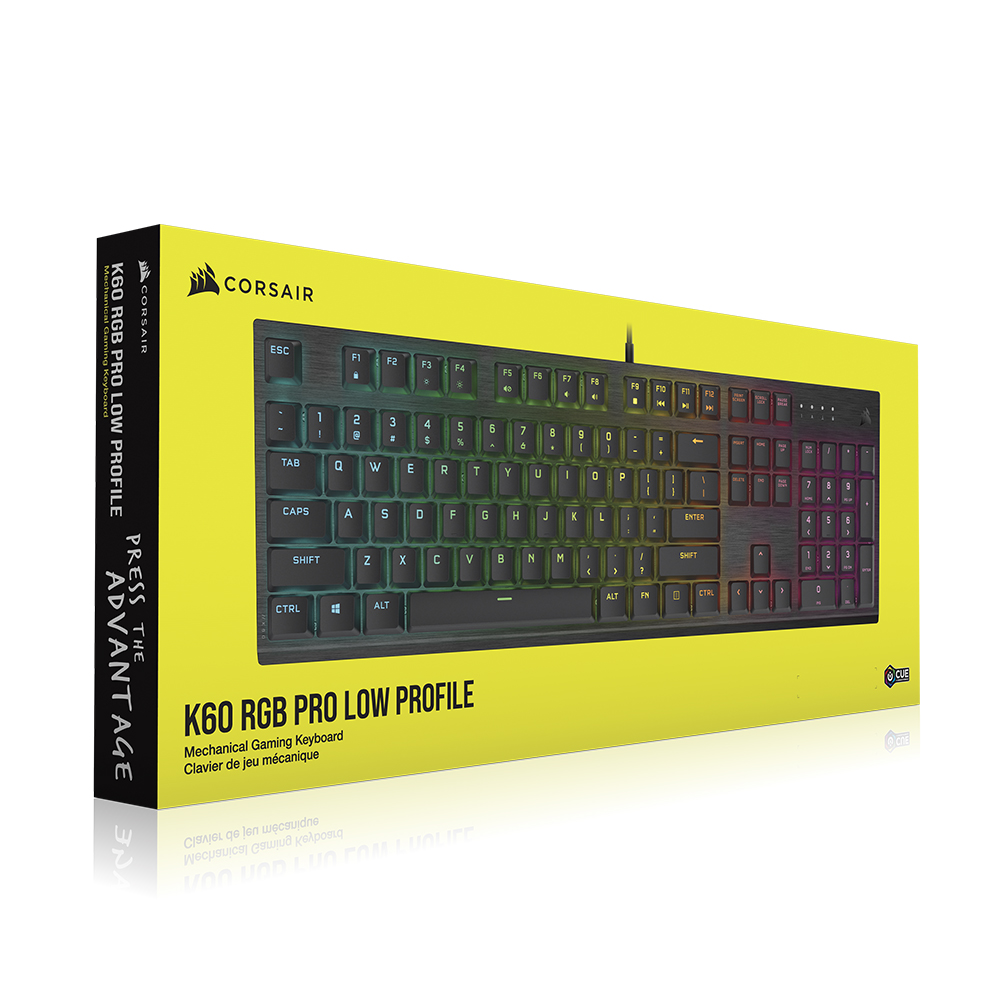 커세어 K60 RGB PRO LP 은축 게이밍 기계식 키보드 - 상세 이미지 4