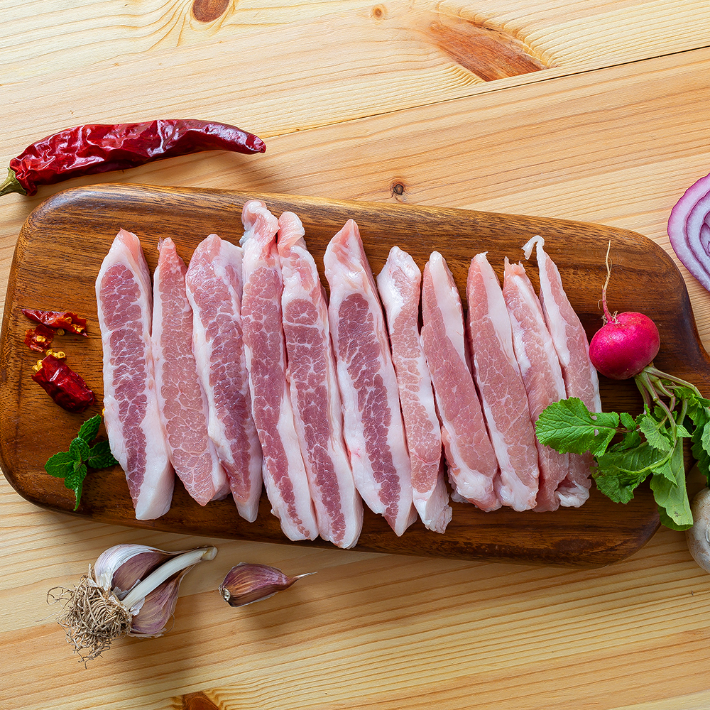 힐링미트 삼겹살 통삼겹 2kg 항정살 듀록 대패 이베리코 냉동 수입 오겹살 목전지 등갈비