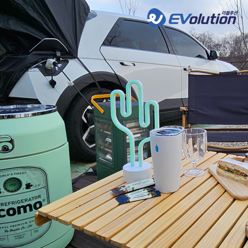 전기차 실내 V2L 커넥터 어댑터 멀티탭 3구 20A 아이오닉5 ev3 ev6 ev9