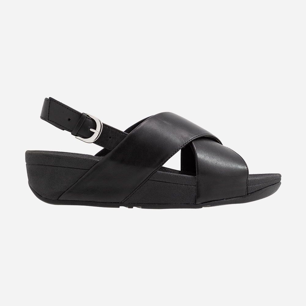 핏플랍 샌들 루루 레더 키높이 여성샌들