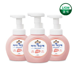 아이깨끗해 복숭아 250ml 용기 x 3개 / 복숭아, 핸드워시 솔직 후기 | 피부 타입별 분석 - 상품 이미지 1