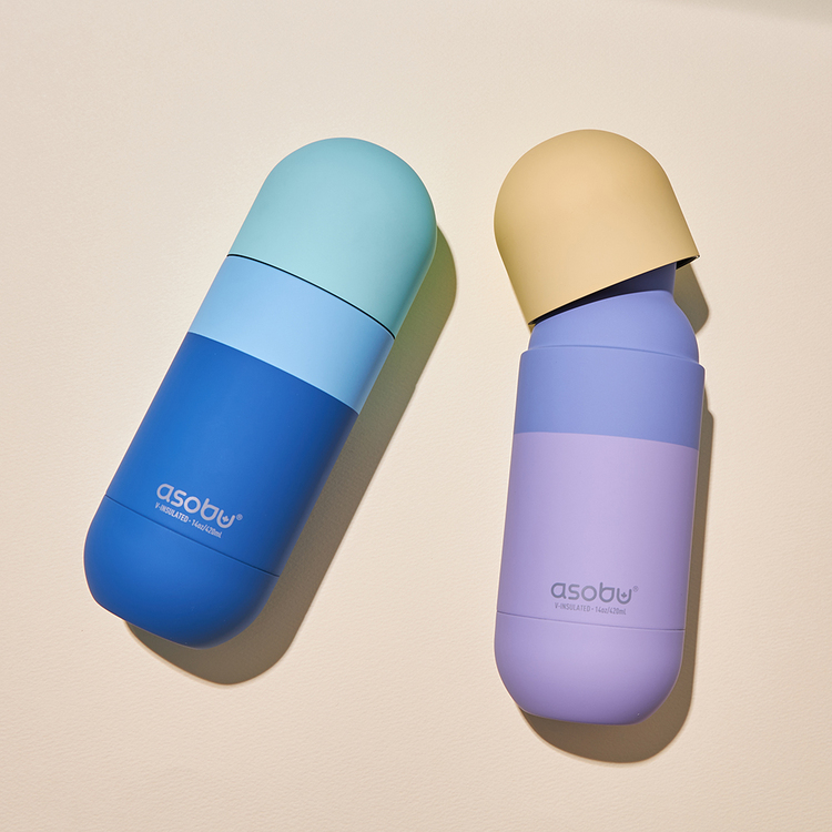 아소부 스테인레스 텀블러 420ML 오브 파스텔 예쁜텀블러/텀블러선물 - 상품 이미지