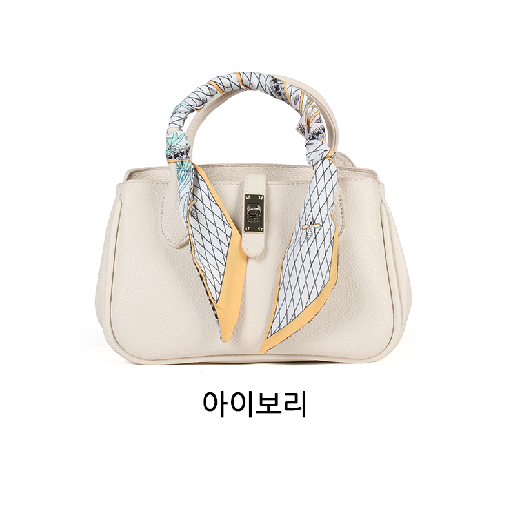 여성스럽고 세련된 미니 토트백 예쁜 핸드백 레더 손목 팔목 손잡이가방 작은 토드크로스백 - 상세 이미지 2