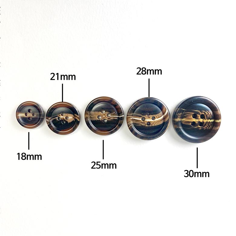 수지 버튼 남여 모직 트랜치 코트단추 정장단추 25mm 28mm 30mm 이미지 3