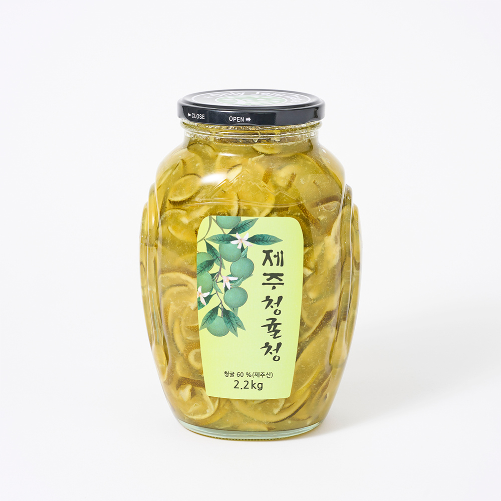 (제주특산)제주 청귤청 2.2kg x 2개 풋귤청 청귤차 - 상세 이미지 3
