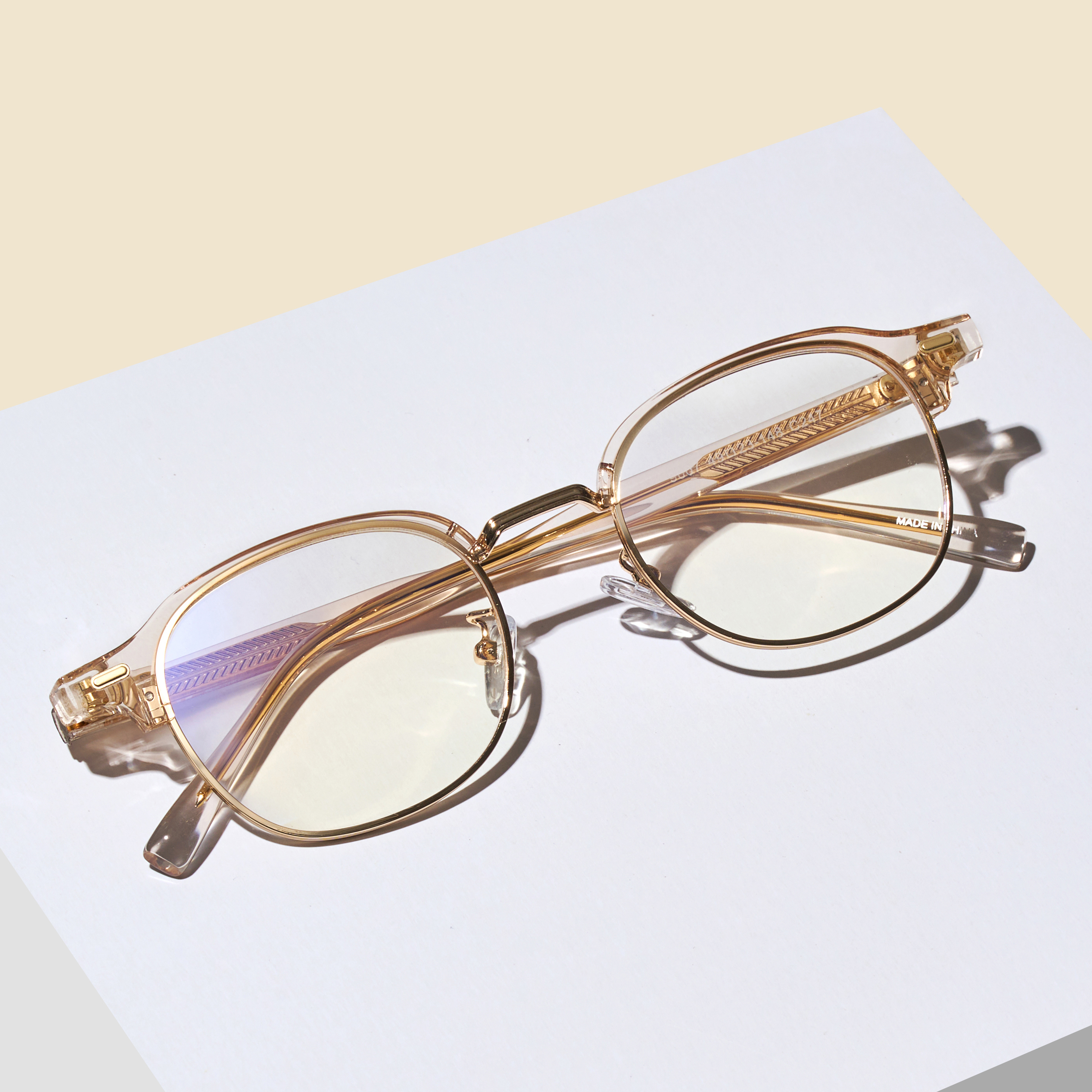 블루라이트 차단 안경 다각형 사각 안경테 투명 하금테 반테 뿔테 자외선 가벼운