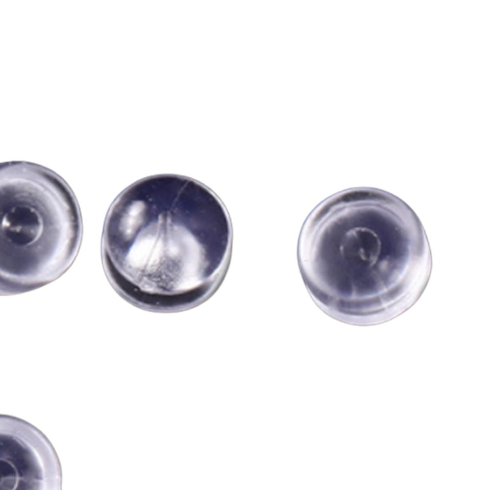 실리콘 귀걸이 뒷마개 귀걸이마개 원형 6mm 한쌍