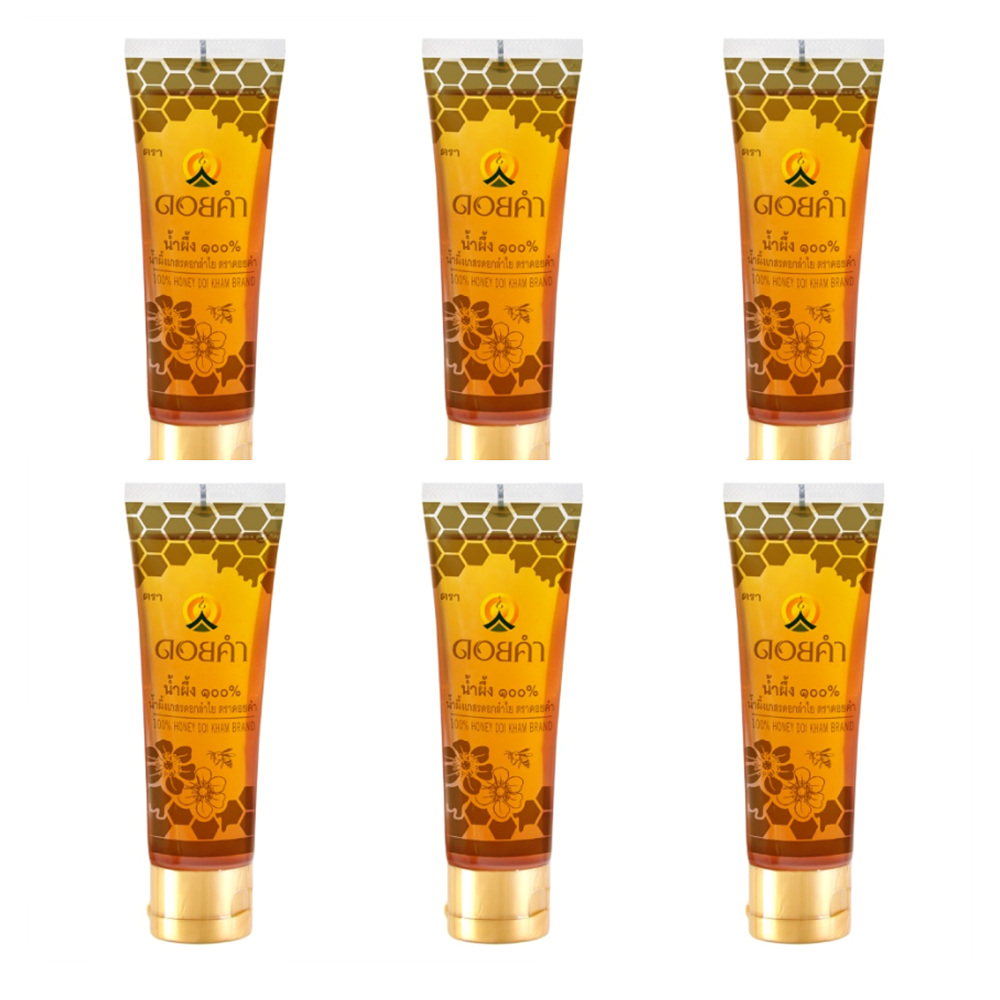 태국 왕실 튜브 꿀 도이캄 120g 6개 방콕 쇼핑리스트 제품 이미지