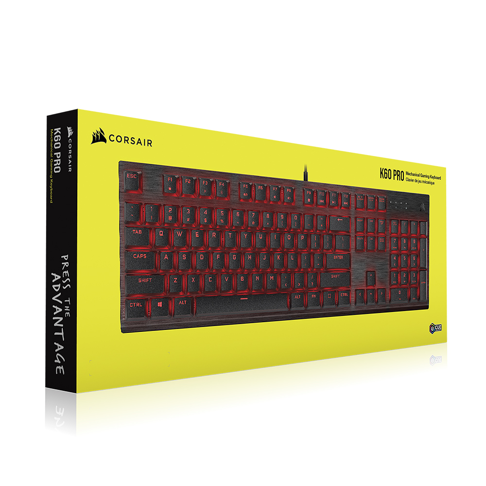 커세어 K60 PRO LED 비올라축 게이밍 기계식 키보드 골드키캡 에디션 - 상세 이미지 4