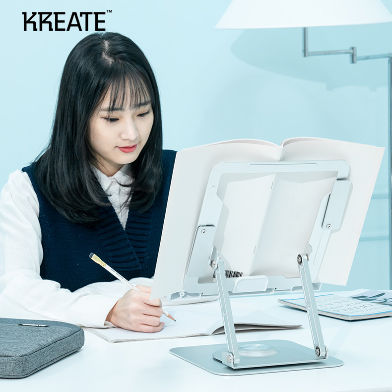 크리에이트 360도 회전 알루미늄 노트북 맥북 거치대 T5