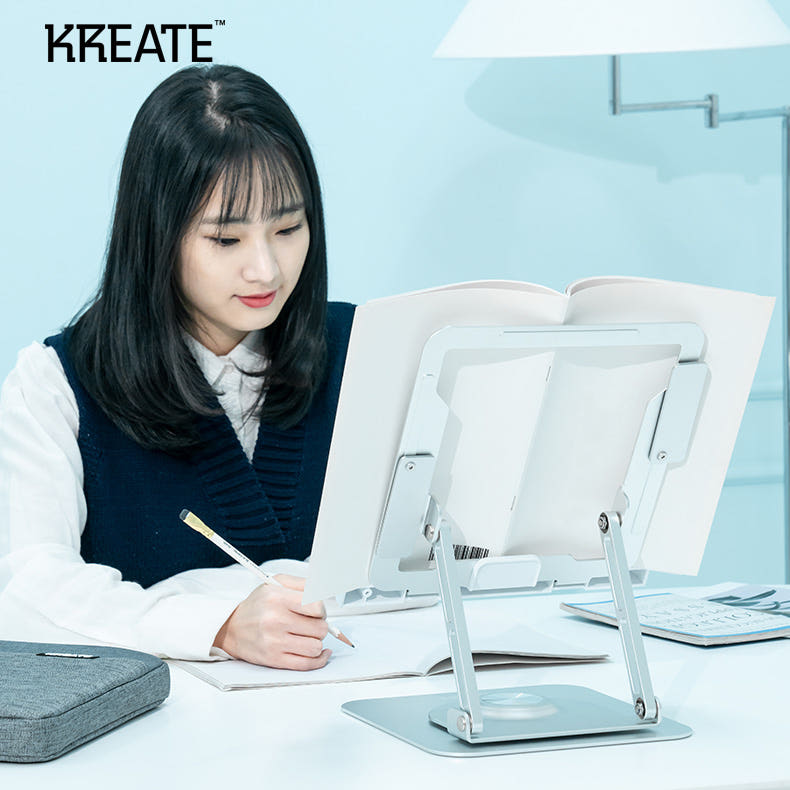 크리에이트 360도 회전 알루미늄 노트북 맥북 거치대 T5