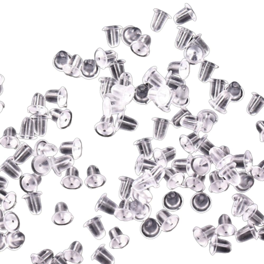 실리콘 귀걸이 뒷마개 귀걸이마개 4mm 10000p