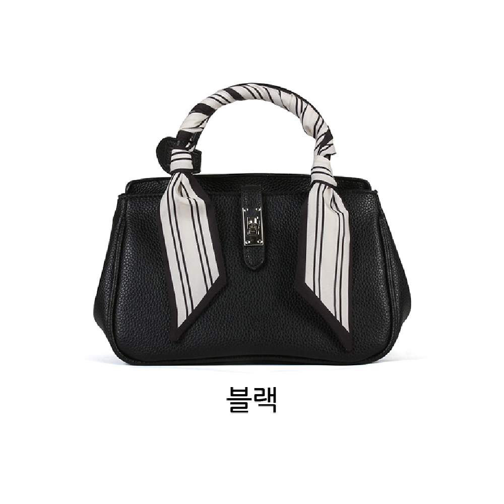 여성스럽고 세련된 미니 토트백 예쁜 핸드백 레더 손목 팔목 손잡이가방 작은 토드크로스백 - 상세 이미지 3