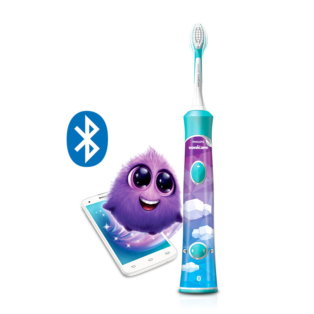 필립스 소닉케어 키즈 전동칫솔 7세 이상용 블루 HX6329/14