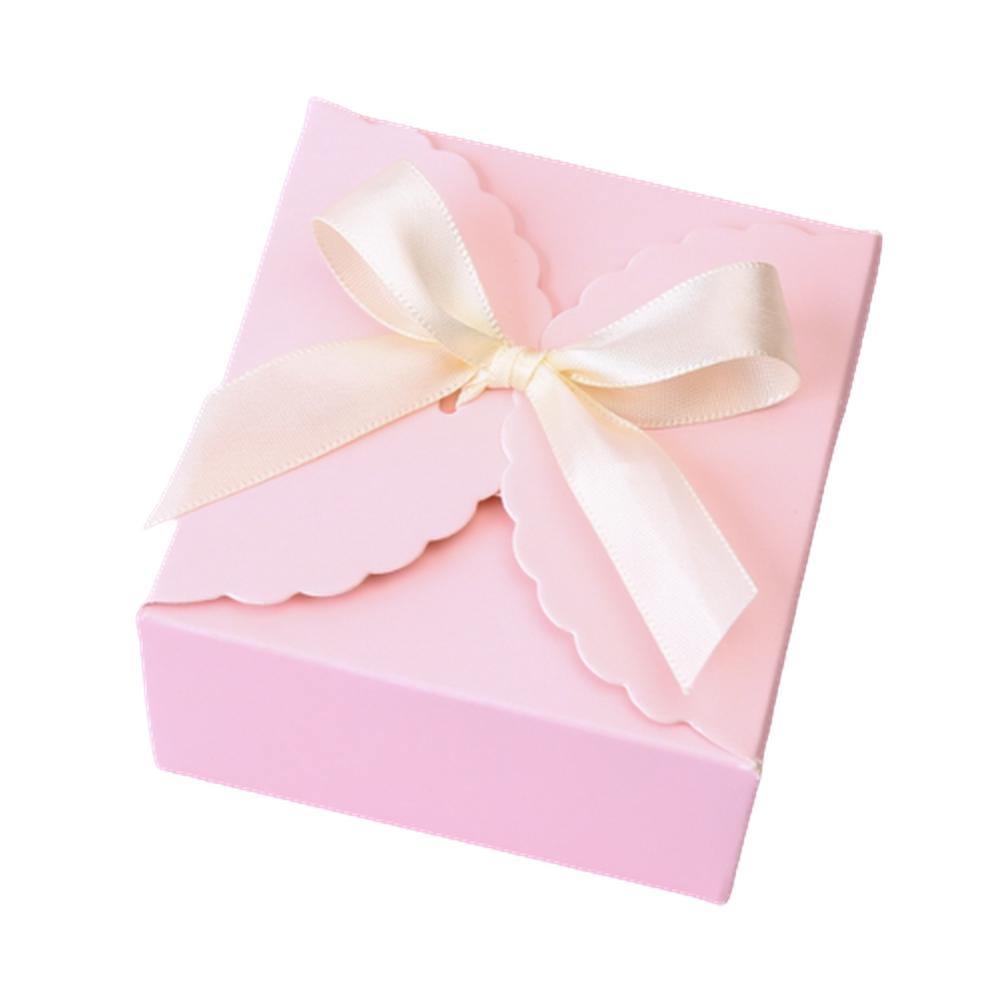 레이스 리본케이스 포장함 9x9x5cm 조립필요 선물포장