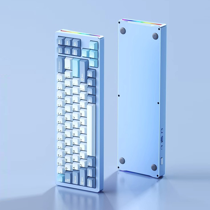Xinmeng M71 기계식 키보드 핫스왑 Gasket 구조 알루미늄 유선 무선 키보드 - 상세 이미지 3
