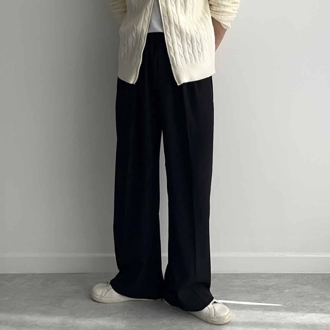 세미와이드슬랙스 남자와이드슬랙스 - 상품 이미지