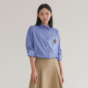클래식 여자 비즈 자수 셔츠 데일리 남방 셔츠블라우스 셔츠남방 베이직 롱... 착용 후기 | 사이즈/핏 총정리 - 상품 이미지 1