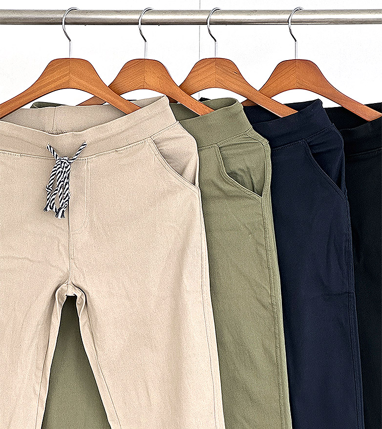 남자스판면바지 밴딩팬츠 테이퍼드핏 치노팬츠 - 상세 이미지 5