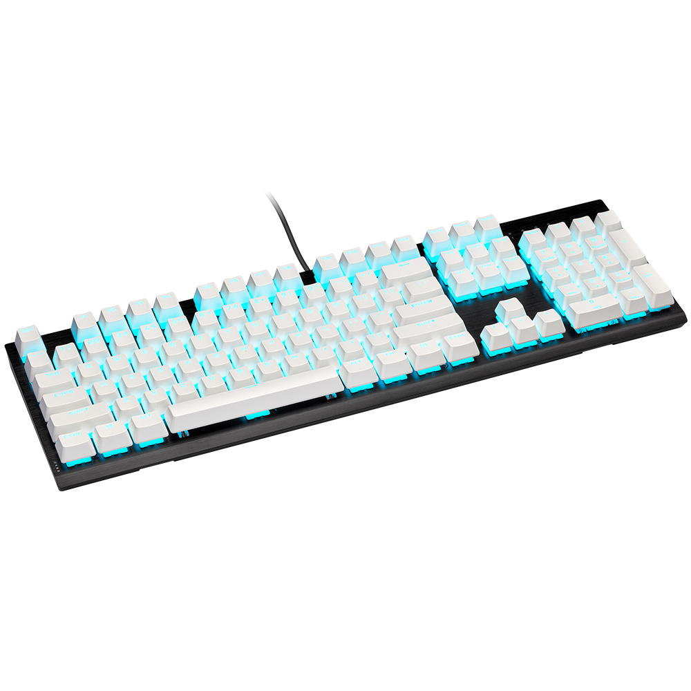 커세어 PBT Double shot PRO 이중사출 한글키캡 화이트 - 상세 이미지 3