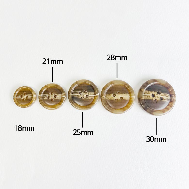 수지 버튼 남여 모직 트랜치 코트단추 정장단추 25mm 28mm 30mm 이미지 2