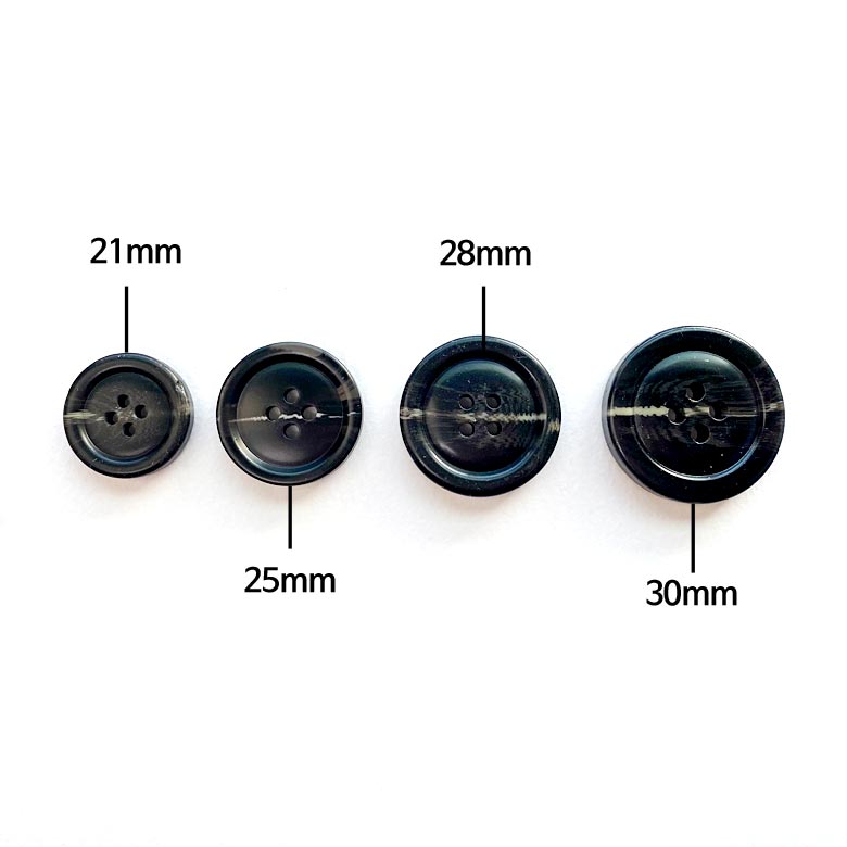 수지 버튼 남여 모직 트랜치 코트단추 정장단추 25mm 28mm 30mm 이미지 4