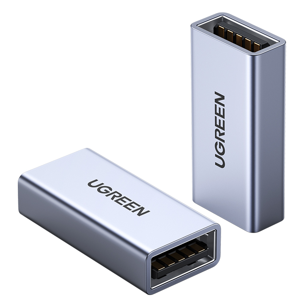 유그린 메탈케이스 USB3.0 A F to F 연장 젠더 커플러 US381 - 상세 이미지 2