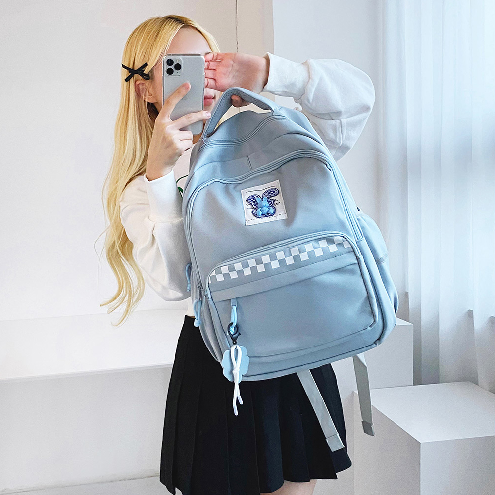캐주얼 유니크한 여자 백팩 데일리 귀여운 여학생 책가방