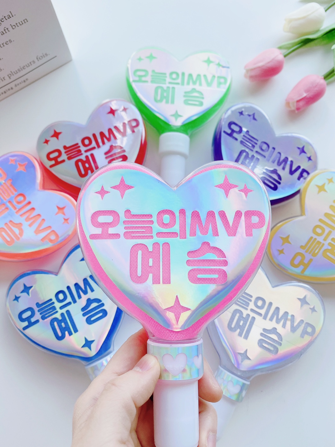 LED 응원봉 어린이집 재롱잔치 콘서트 유치원 발표회 학예회 피켓 야광봉홀로그램추가필요없음 - 상품 이미지