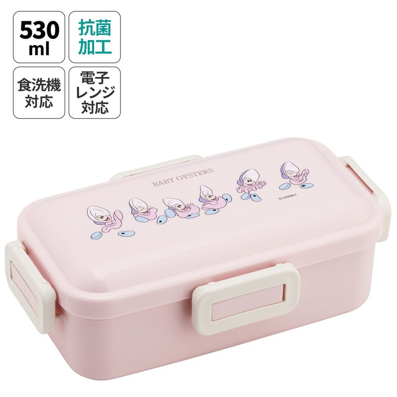 스케이터 YOUNG OYSTERS 캐릭터 항균 4면락 런치박스 도시락 530ml PFLB6AG - 주방·식기 - 하카타몰