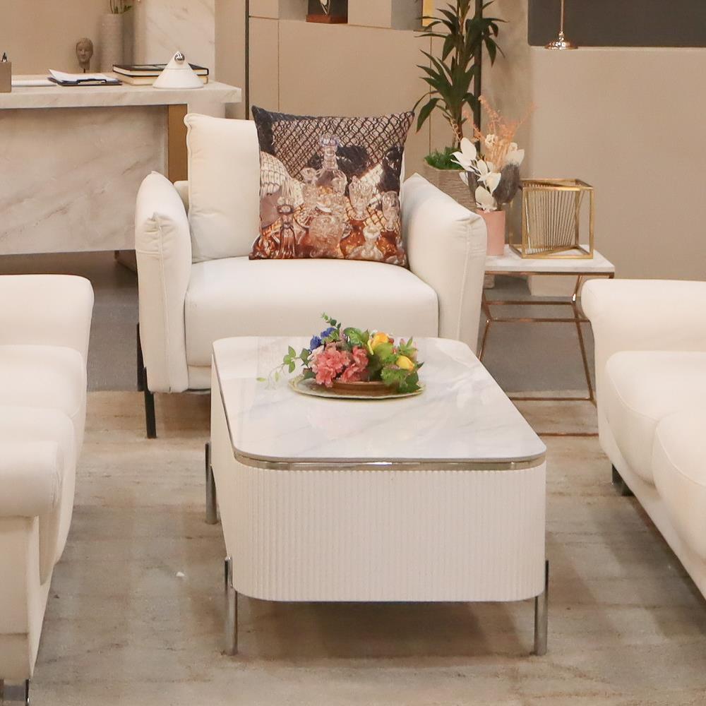 [방문설치] 헤스티 세라믹 템바보드 거실 소파 테이블 좌탁 1200x600mm, 실버