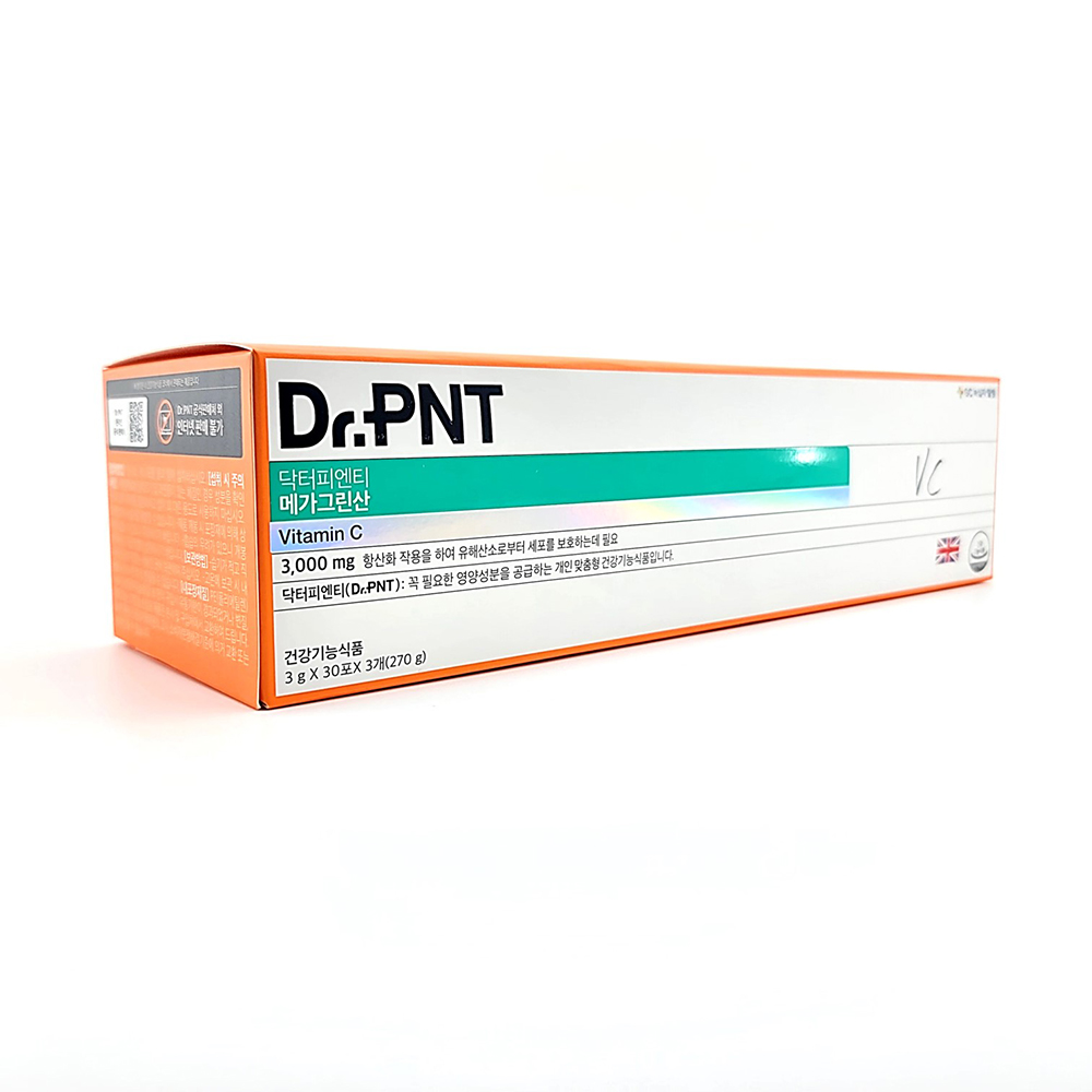 닥터피엔티 메가그린산 90포 100% 고용량 비타민C