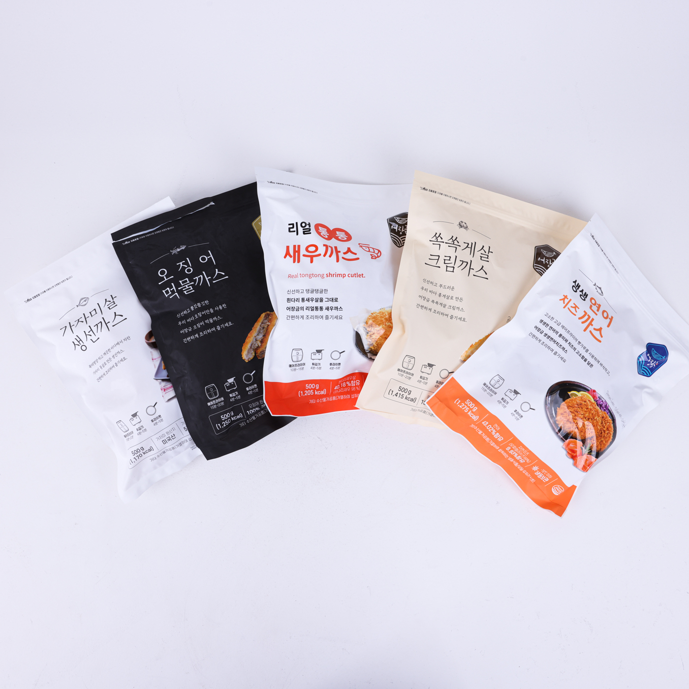 게살크림까스 500g+500g (총 10개) 에어프라이어 튀김 어장금 - 상세 이미지 5