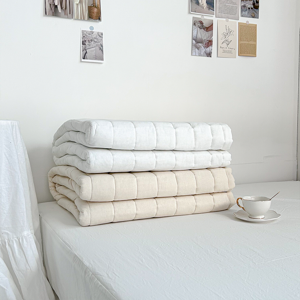 광목패드 슈퍼싱글 퀸 라지킹 이스턴킹 순면 고정밴드 침대패드