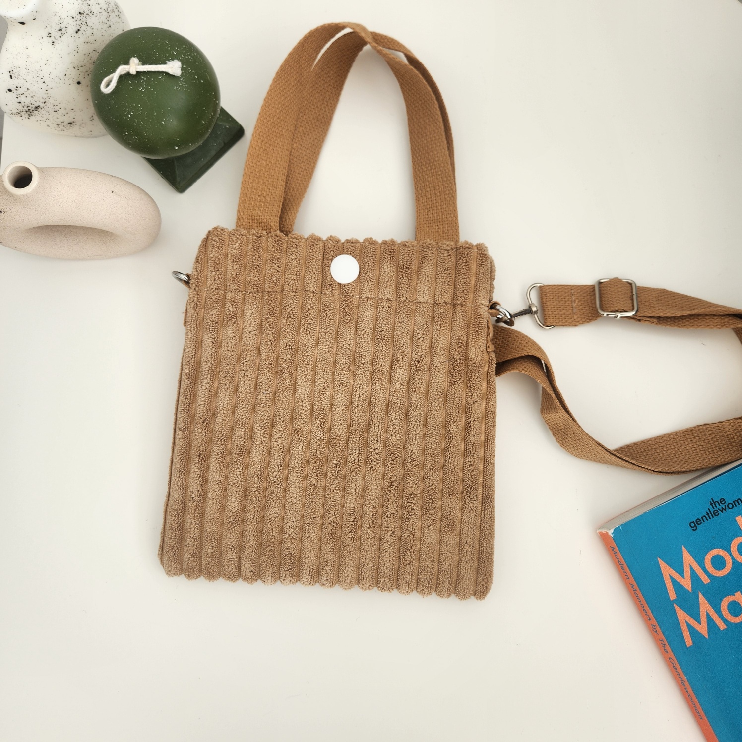 데일리 미니 골덴 코듀로이 크로스백 핸드폰 가방 미니백