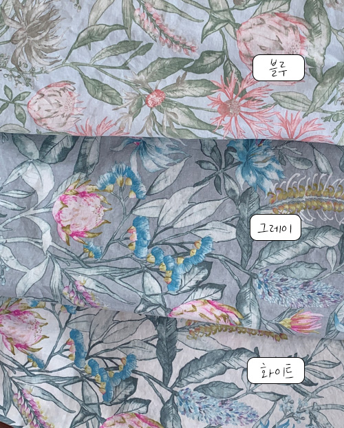 더블유패브릭 카프리 워싱처리 15수 대폭 린넨천 원단 앞치마 커튼 소품 천가게 - 상세 이미지 2