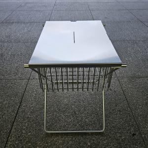 카마포스 엑스 레그 숏 실버 스텐 IGT 테이블 미니멀 사이드 바스켓 호... 운동러 솔직 후기 | 실사용 리뷰 - 상품 이미지 4