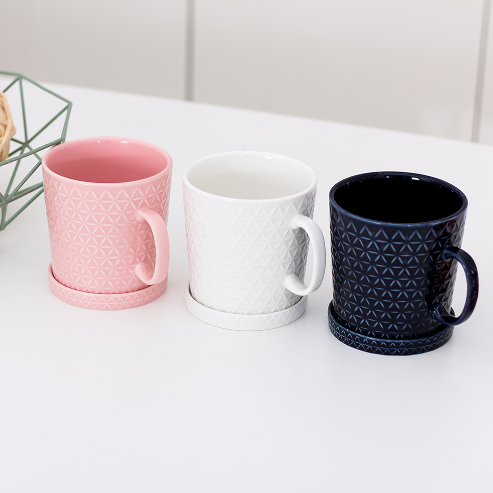 할메이드 북유럽 모던 도자기 싱크대 물빠짐 수저통 세라