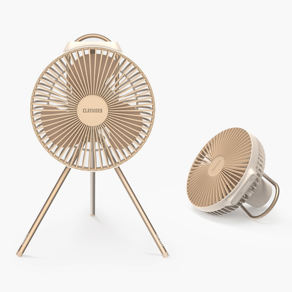 크레모아 V600+플러스 샌드베이지 충전식 서큘레이터 캠핑 무선 선풍기 타프팬