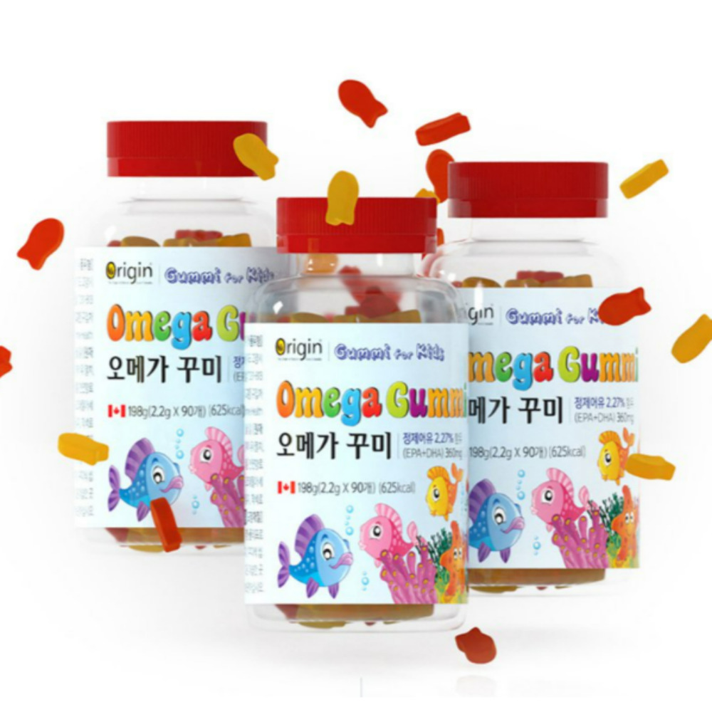 키즈 오메가3 젤리 구미 유아 초등학생 어린이 성장기 두뇌