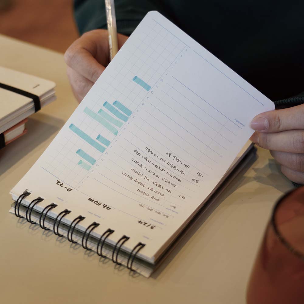뮤니드 탁상용 100일 스터디 플래너 이미지 3