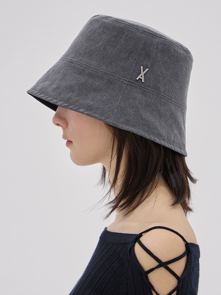 VA 스터드 피그먼트 버킷햇 (4 color)