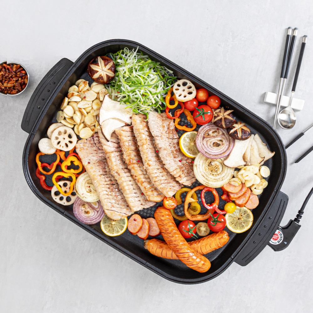 도무스 대형 전부치는 팬 명절 부침개 그릴 잔치팬 연기안나는 전기 후라이팬 동그랑땡 제사