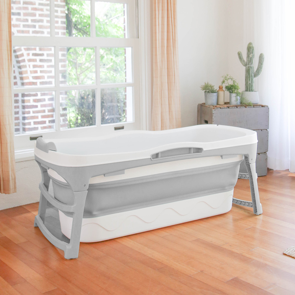 [단독] 얼라이브즈 프리미엄 폴딩 간이 반신 욕조 1.4M_그레이 제품 이미지