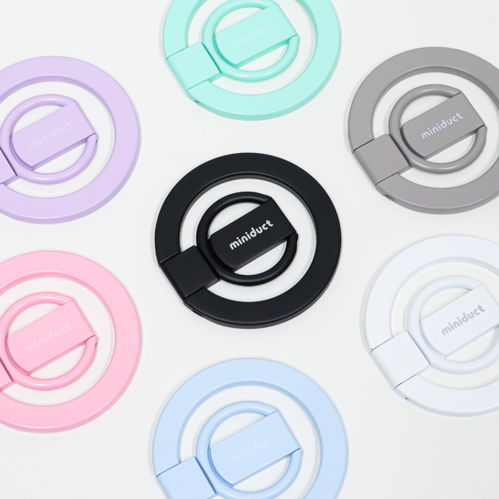 미니덕트 그립메이트 맥세이프 그립 메탈 핑거링 톡홀더 핸드폰 마그네틱 디스크 스마트톡